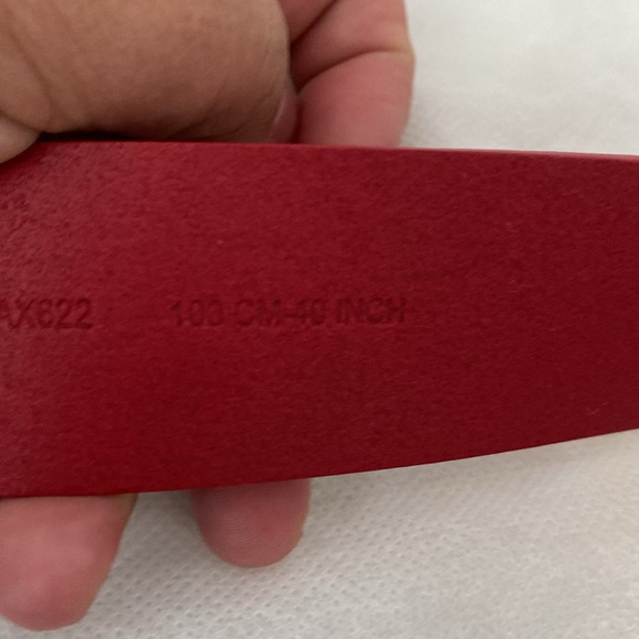 Pre- owned D& Ginterlocking Red Rouge 100 Cm Red Strap - Picture 4 of 9